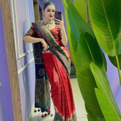 Premium Quality Silk Batik Sari